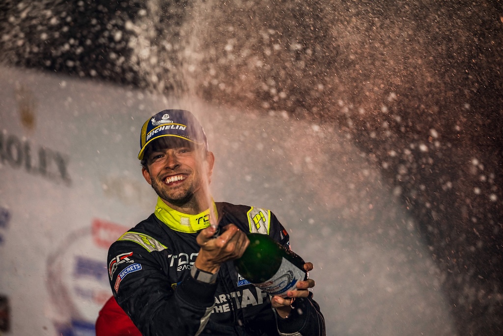 Dansk triumf på Road Atlanta: Mikkel Jensen vandt Petit Le Mans. 
(Foto: TDS Racing)